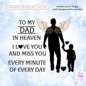 À mon père céleste, vous me manquez, de la part de votre fils, en souvenir, à jamais dans mon coeur, citation commémorative, perte d'un père, téléchargement numérique