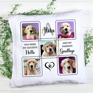 Cadeau commémoratif pour animal de compagnie, perte d'un chien, pour toujours dans mon coeur, cadeau personnalisé bricolage, au revoir le plus dur, bonjour préféré, téléchargement numérique