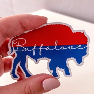 Buffalove MAGNET | Buffalo Stickers, Waterproof Stickers, Buffalove Stickers, 716 Stickers, Buffalo NY, Buffalo Magnets