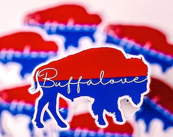 Buffalove Buffalo STICKER | Buffalo Sticker, Waterproof Sticker, Buffalove Sticker