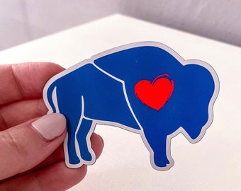 Buffalo Heart MAGNET | Buffalo Magnet, Fridge Magnets, Car Magnet, New York State Magnet
