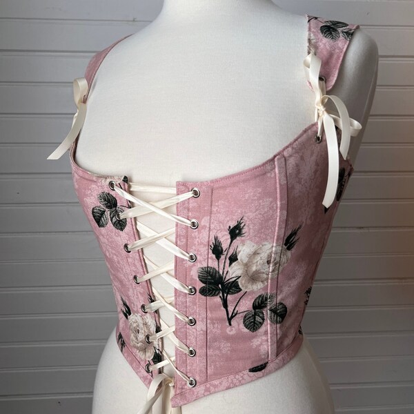 Corset Renaissance En Velours Pour Femme - Sans Bretelles, Lacets, Décolleté Cœur