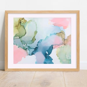 Alcohol Ink, Art Print, Abstract Art, Modern Art, Minimalistic art