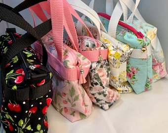 Purse, makeup bag, boxy bag