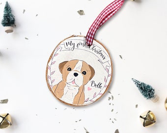 Custom Pet Portrait Ornament