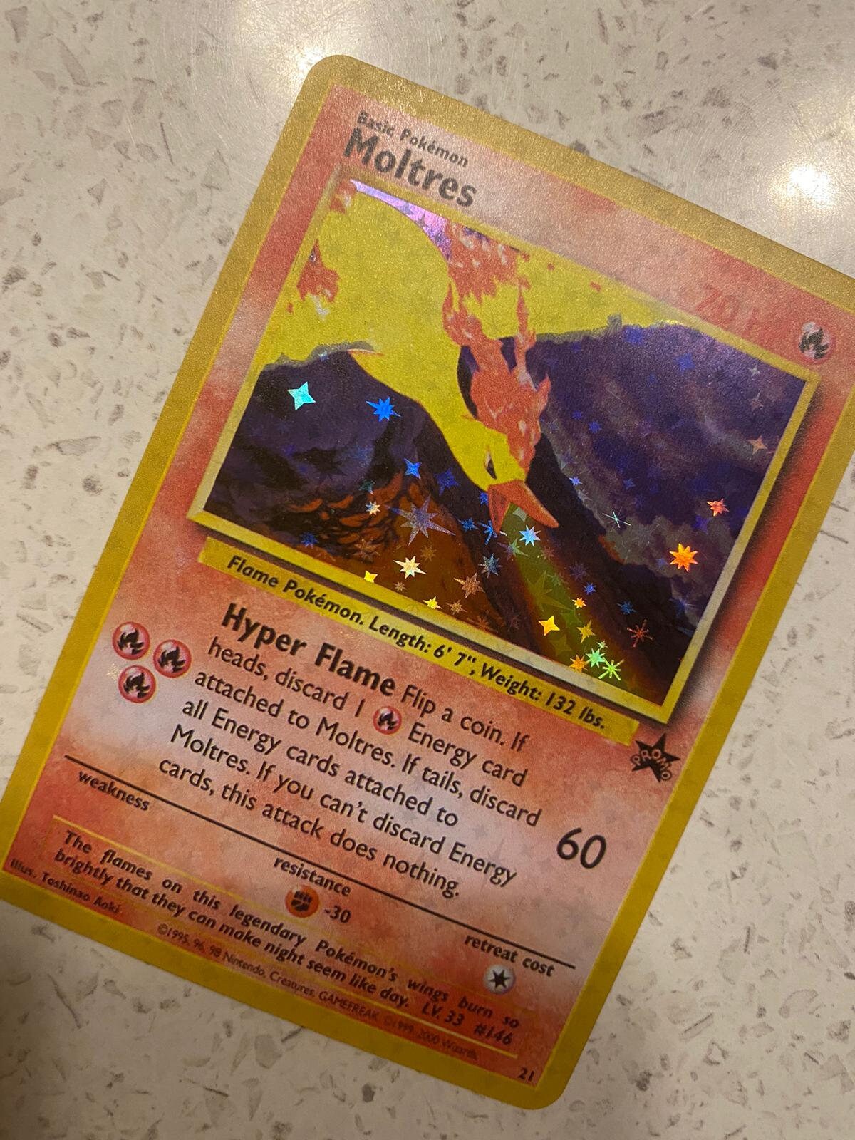 MOLTRES Pokemon TCG – Handmade 3D Card Custom