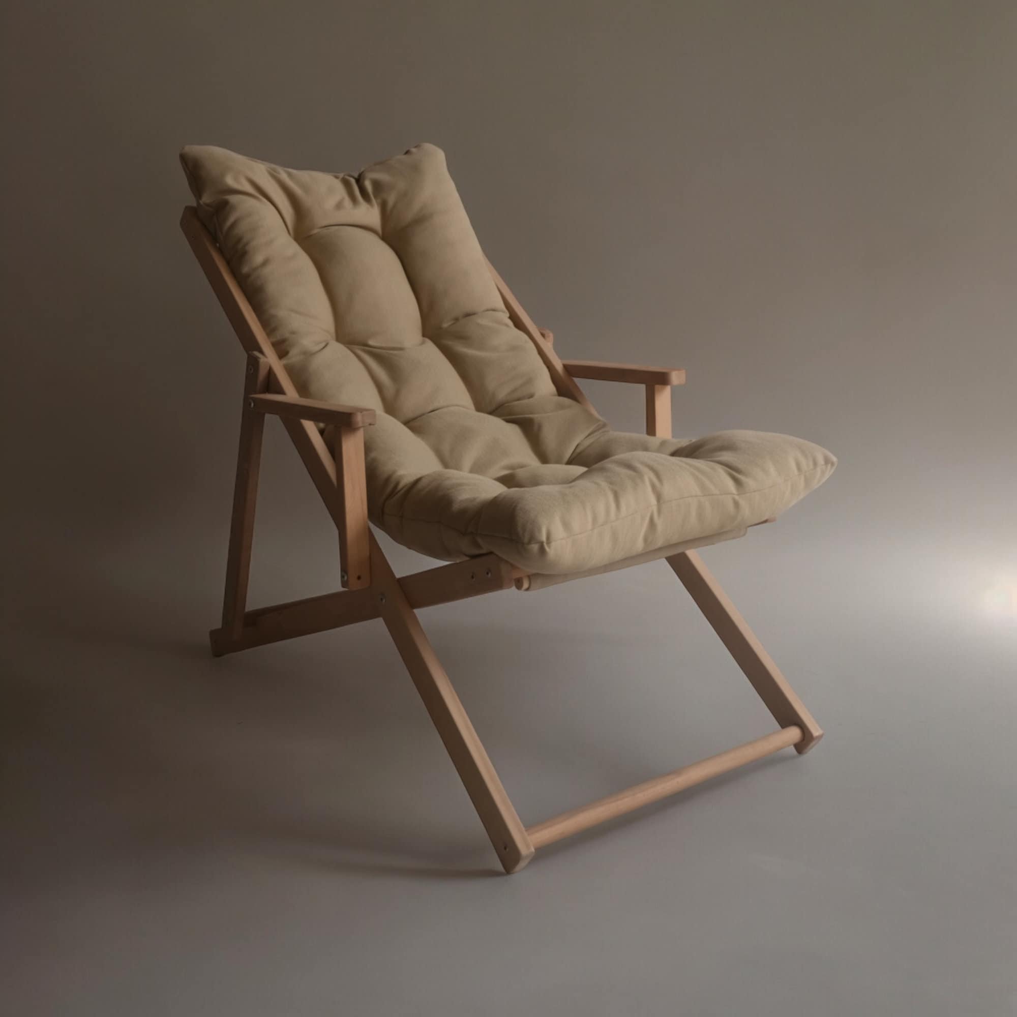 Vintage outdoor lounge chair Italia