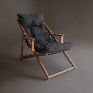 Chaise longue réglable en bois - Piscine premium, jardin, chaise de plage - cadeau d'été, chaise longue, chaise longue au bord de la piscine. Chaise longue en bois, meubles de jardin
