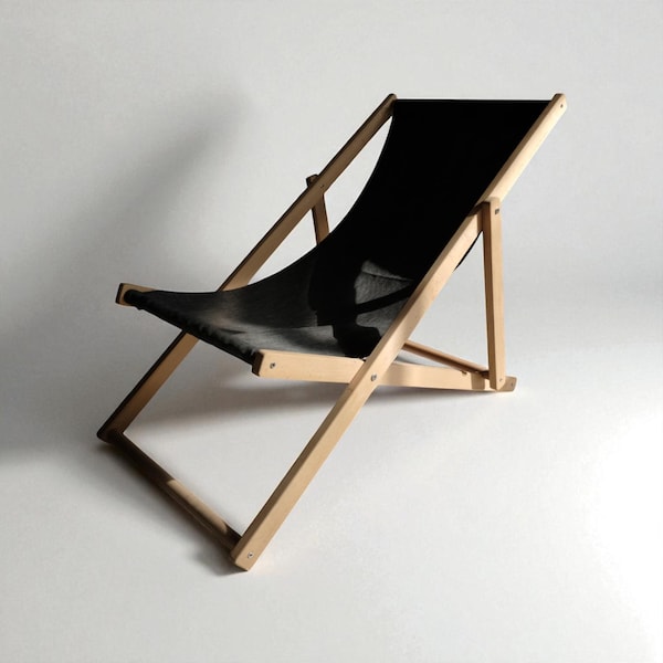 Premium Holz Sonnenliege - Verstellbarer & klappbarer Poolsessel für Garten | Sonnenbaden am Strand, perfektes Gartengeschenk, Terrassenstuhl, Liegestuhl.