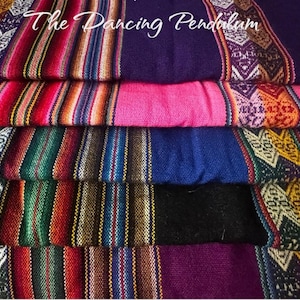 Peruvian Andean Altar cloth. Ceremonial cloth. Mesa altar.  Shaman altar cloth. Mesa cloth.Manta. Ceremonial cloth.multiple colors available