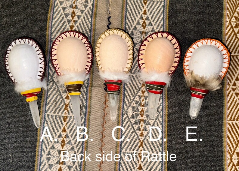 Peru Rattle Peruvian Shaman Healer Rattle With Clear Quartz to Amplify Energy ...