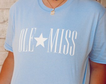 ole miss powder blue moletom com capuz