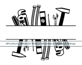 Plumbing SVG, Plumber Tools SVG, Plumber Dad SVG, Plumber Clipart, Files For Cricut, Cut Files For Silhouette, Dxf, Png, Eps, Vector
