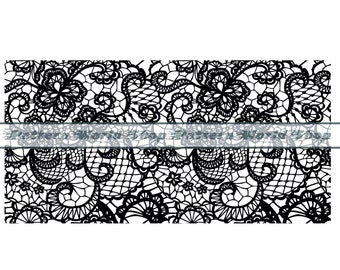 Lace Pattern #2 SVG, Lace Floral Pattern, Lace Western Pattern, Seamless Pattern, Files For Cricut,Cut Files For Silhouette,Peekaboo Tumbler