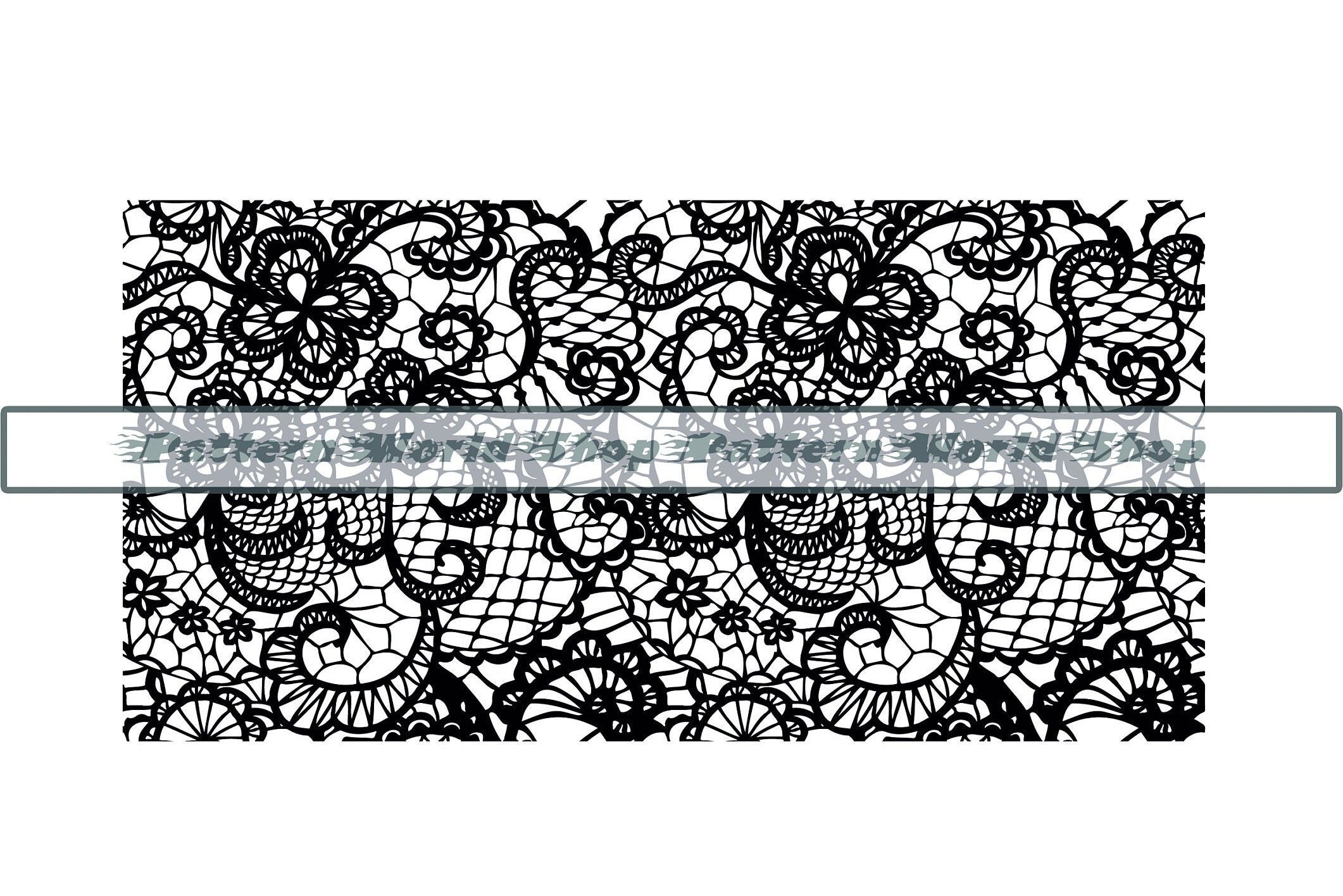 Lace Pattern 2 SVG, Lace Floral Pattern, Lace Western Pattern, Seamless  Pattern, Files for Cricut,cut Files for Silhouette,peekaboo Tumbler 