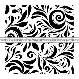 Pelle lavorata #214 SVG, Pelle lavorata Western, Pelle lavorata, Motivo senza cuciture, Vortici, Swoosh, Pergamena, Floreale, Peekaboo Tumbler, SVG, PNG