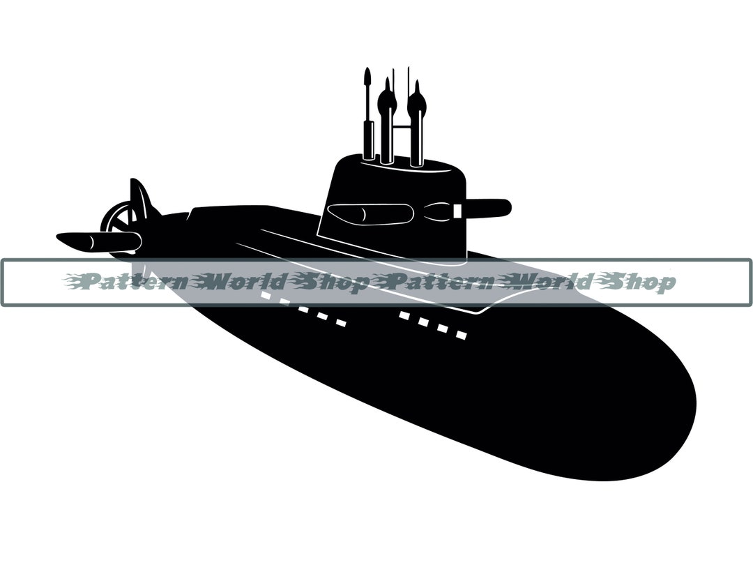 Submarine SVG, Nautical SVG, Submarine Clipart, Submarine Files for ...