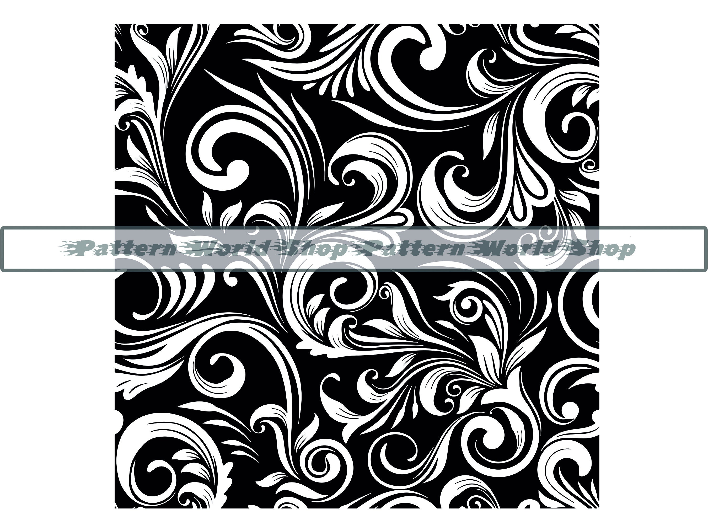 Tooled Leather #7 SVG, Western Tooled Leather, Tooling