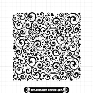 Tooled Leather Floral Heart SVG, Western Romantic Cut File, Rustic Love Design PNG DXF for Cricut, Laser Engraving, Wedding, Valentine