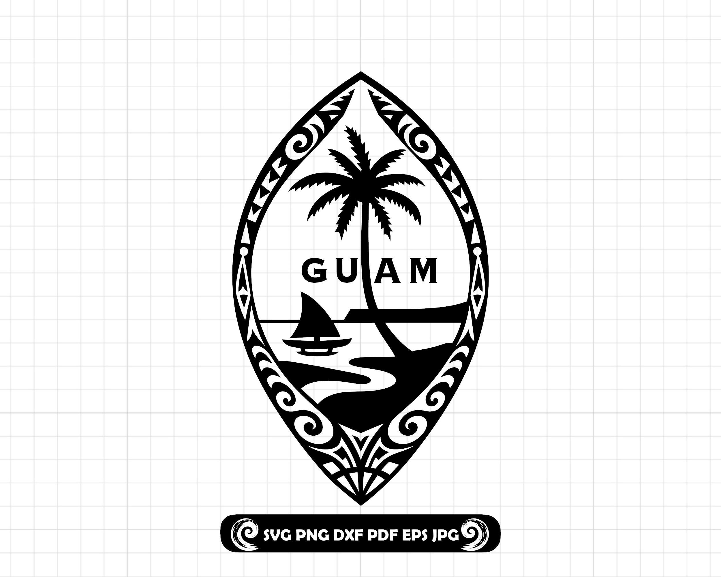 Guam Seal Svg - Etsy Norway