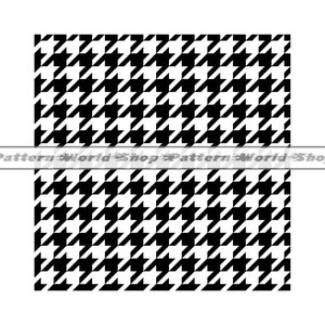 Houndstooth Pattern SVG, Houndstooth Texture Pattern, Clipart, Files For Cricut, Houndstooth Cut Files For Silhouette, Houndstooth Vector