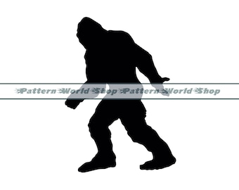 Bigfüße SVG-Dateien für Cricut, Schnittdateien für Silhouette, Dxf, Png, Eps, Vektor