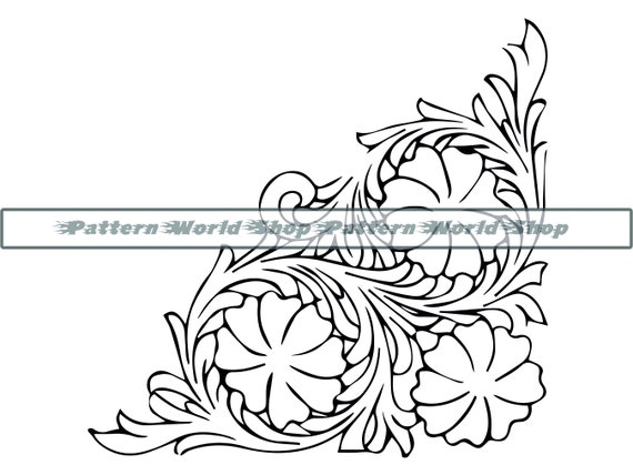 Drawing Floral Patterns for Leather Tooling