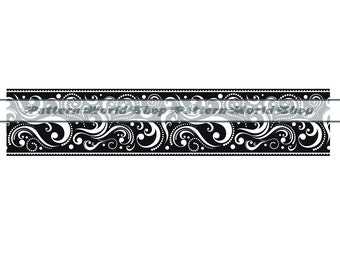 May include: Black and white seamless pattern with a swirling design. The pattern features a repeating motif of stylized swirls and dots. The pattern is perfect for use in a variety of design projects, such as fabric, wallpaper, and packaging.