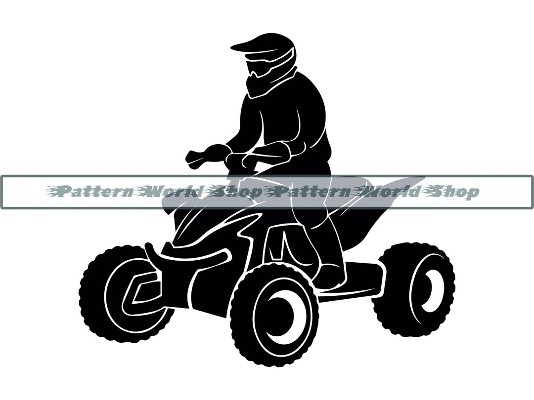 ATV SVG, Wheeler Svg, Motocross Svg, Atv Clipart, Atv Files for Cricut ...