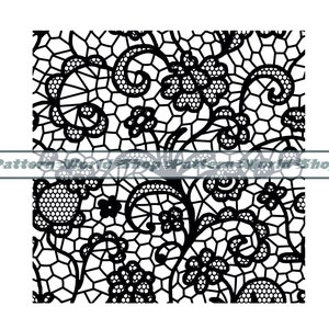Lace Pattern #3 SVG, Lace Floral Pattern, Lace Western Pattern, Seamless Pattern, Files For Cricut,Cut Files For Silhouette,Peekaboo Tumbler