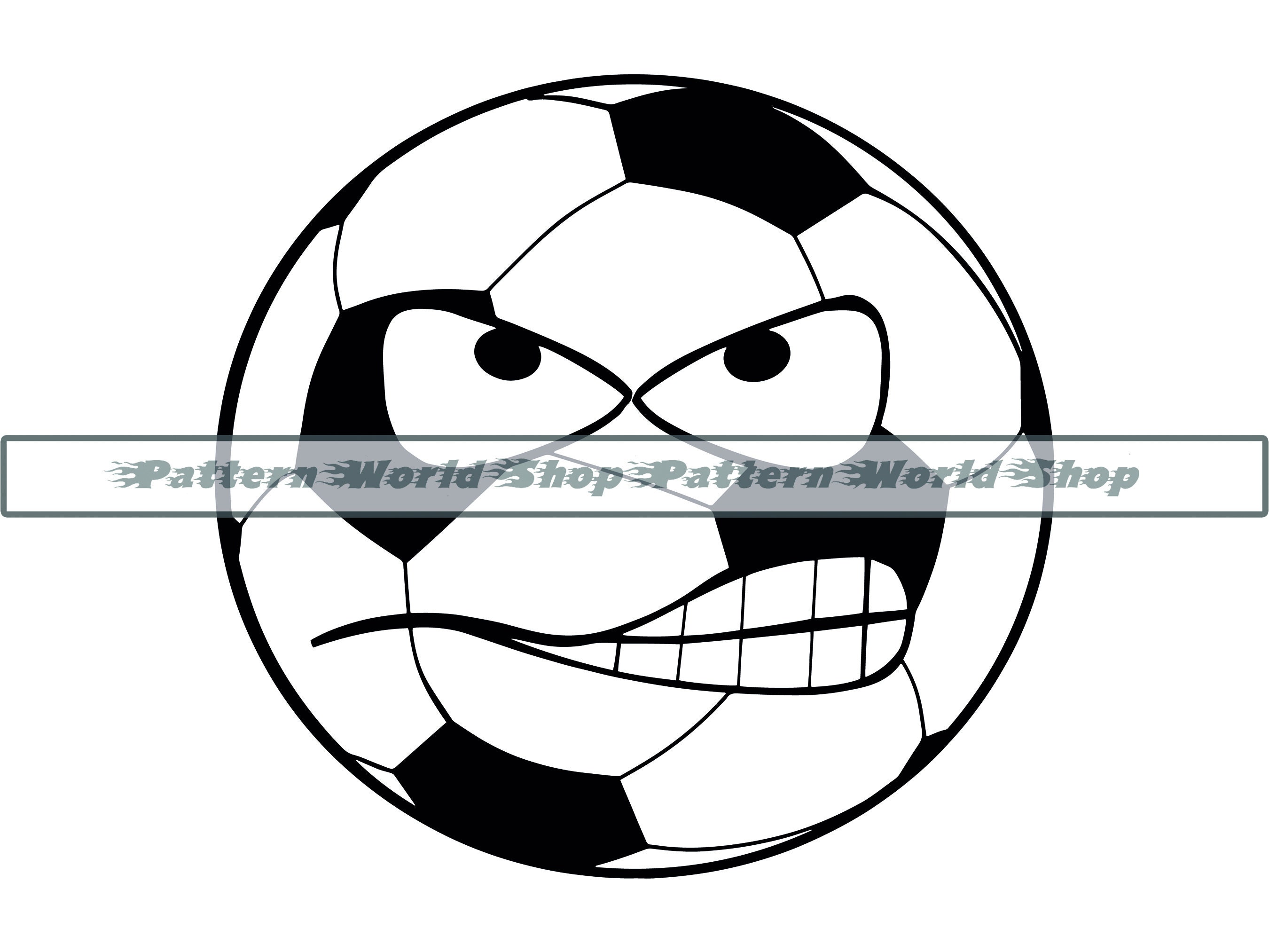 Angry Soccer Ball SVG Soccer Ball SVG Soccer SVG Soccer - Etsy Australia