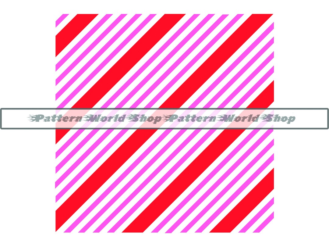 Candy Cane Pattern SVG Candy Cane Stripes SVG Candy Cane - Etsy
