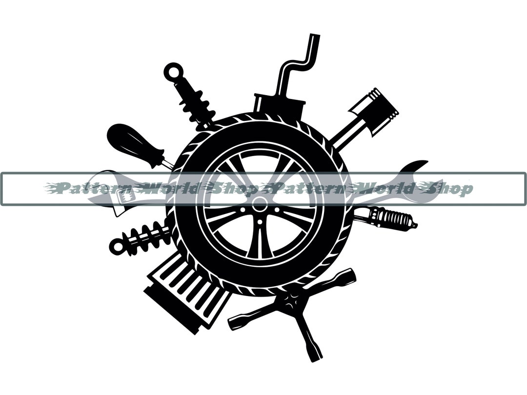 Car Mechanic SVG, Repair Tools SVG, Wrench SVG, Car Repair Svg, Clipart