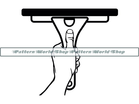 Hand With Window Cleaner Tool SVG, Window Cleaning SVG, Cleaning SVG,  Window Svg, Clipart, Files for Cricut, Cut Files, Dxf, Png, Eps,vector 