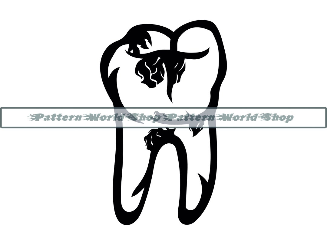 Rotten Tooth SVG, Tooth Svg, Rotten Tooth Clipart, Files for Cricut ...