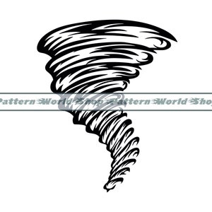 Tornado SVG, Twister SVG, Whirlwind SVG, Tornado Clipart, Tornado Files For Cricut, Tornado Cut Files For Silhouette, Dxf, Png, Eps, Vector