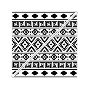 Azteken-Muster # 6 SVG, Stammes-Muster SVG, Südwesten Muster SVG, Clipart, Dateien für Cricut & Silhouette, Png, Peekaboo Tumbler, Druck, Vinyl