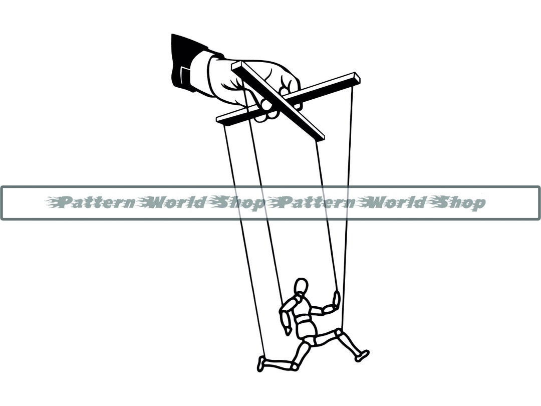 Puppet SVG, Puppet Strings SVG, Puppet Master SVG, Puppet Clipart