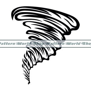Tornado #3 SVG, Twister SVG, Whirlwind SVG, Tornado Clipart, Tornado Files For Cricut, Tornado Cut Files For Silhouette, Dxf,Png,Eps,Vector