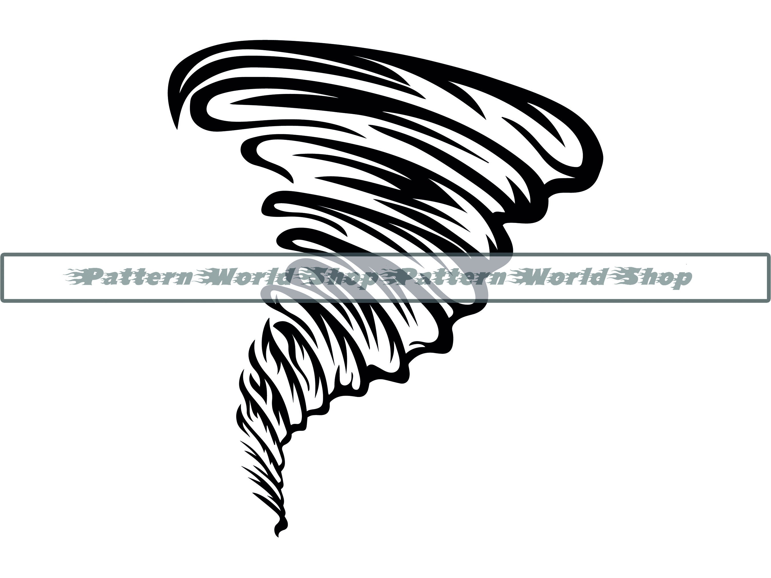 Tornado Clip Art Black And White
