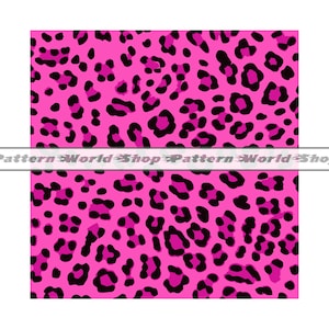 Hot Pink Leopard Cheetah Print Pattern SVG PNG, Clipart, Animal Print, Background, Files For Cricut, Cut Files, Digital Download, Printable