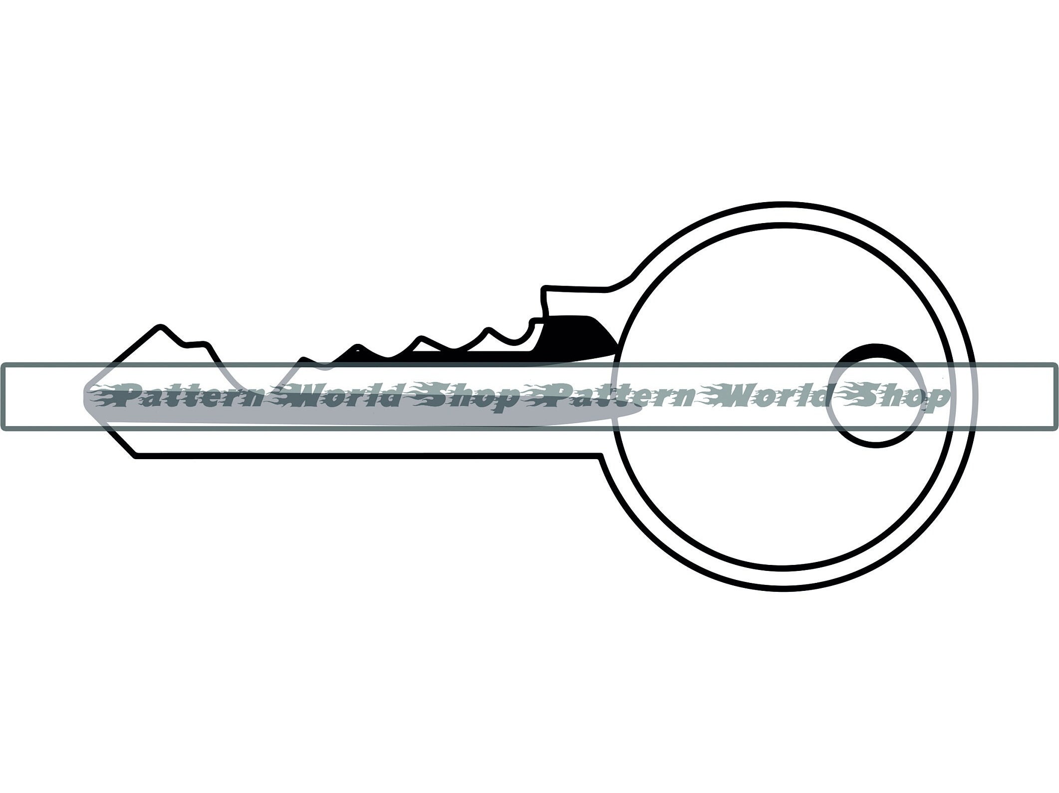 Key Clipart Outline