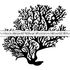 Coral Reef SVG, Corals SVG, Coral SVG, Ocean Svg, Coral Reef Clipart, Coral Files For Cricut, Coral Cut Files For Silhouette, Dxf,Png,Vector