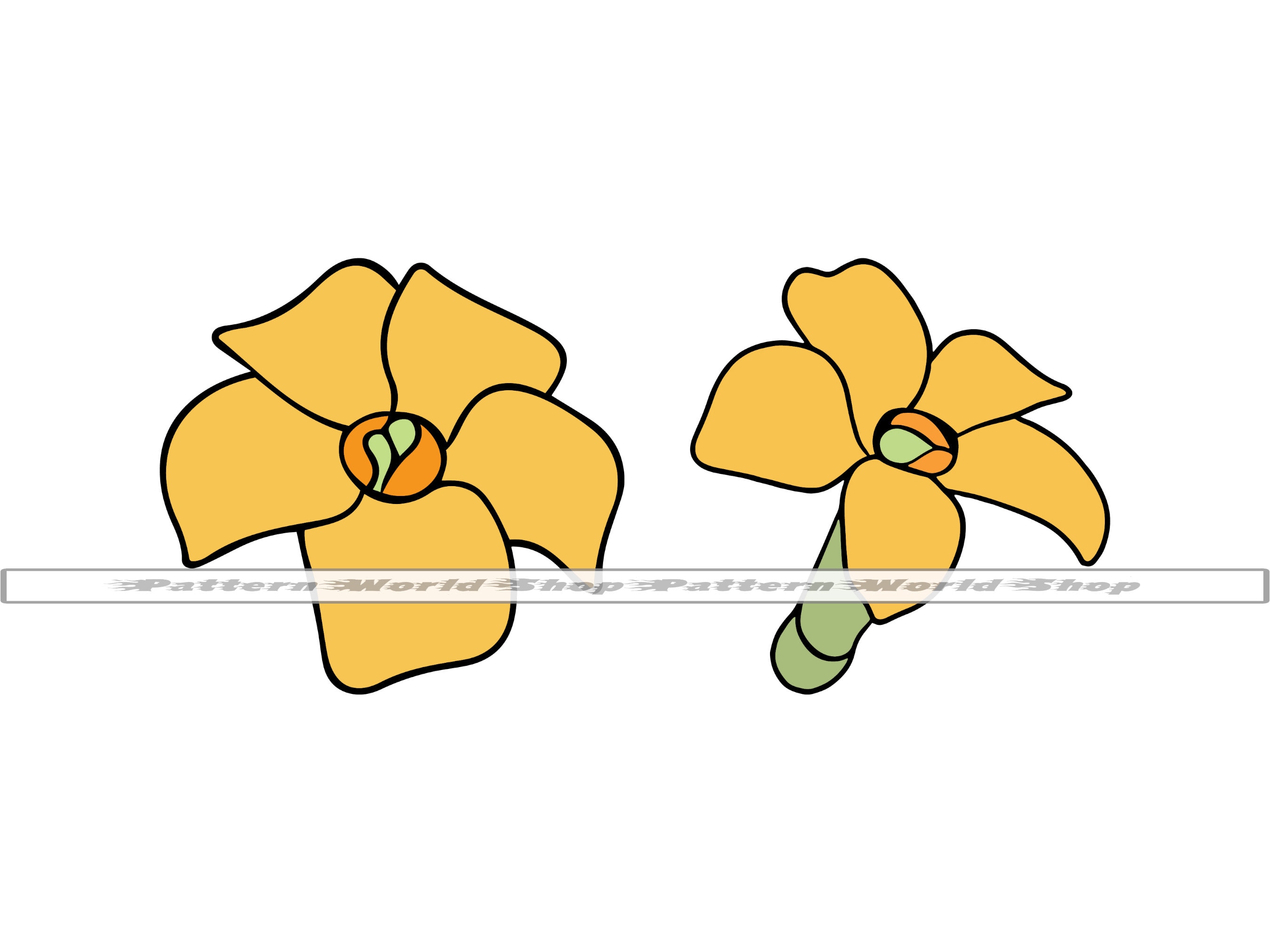 Puakenikeni Flower SVG, Hawaiian Flower SVG, Puakenikeni SVG