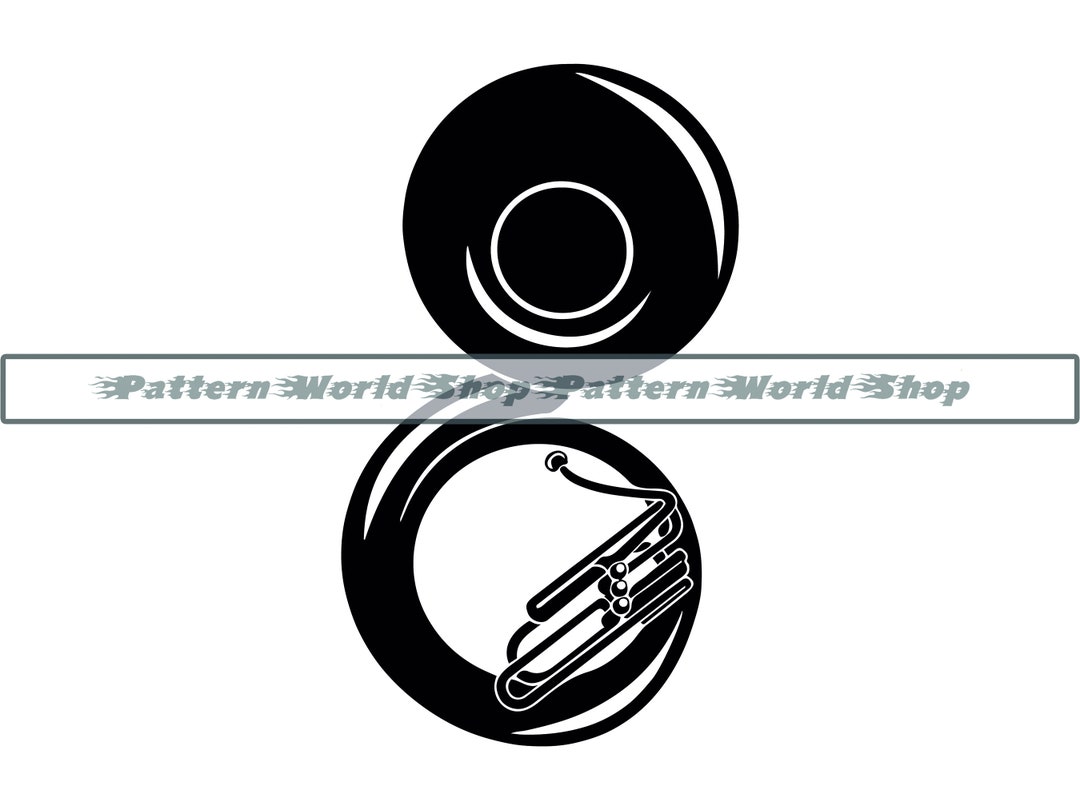 Sousaphone SVG, Sousaphone Clipart, Sousaphone Files for Cricut