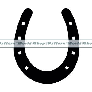 Horseshoe SVG, Horseshoe Clipart, Horseshoe Files For Cricut, Horseshoe Cut Files For Silhouette, Horseshoe DXF, Horseshoe PNG, Eps, Vector