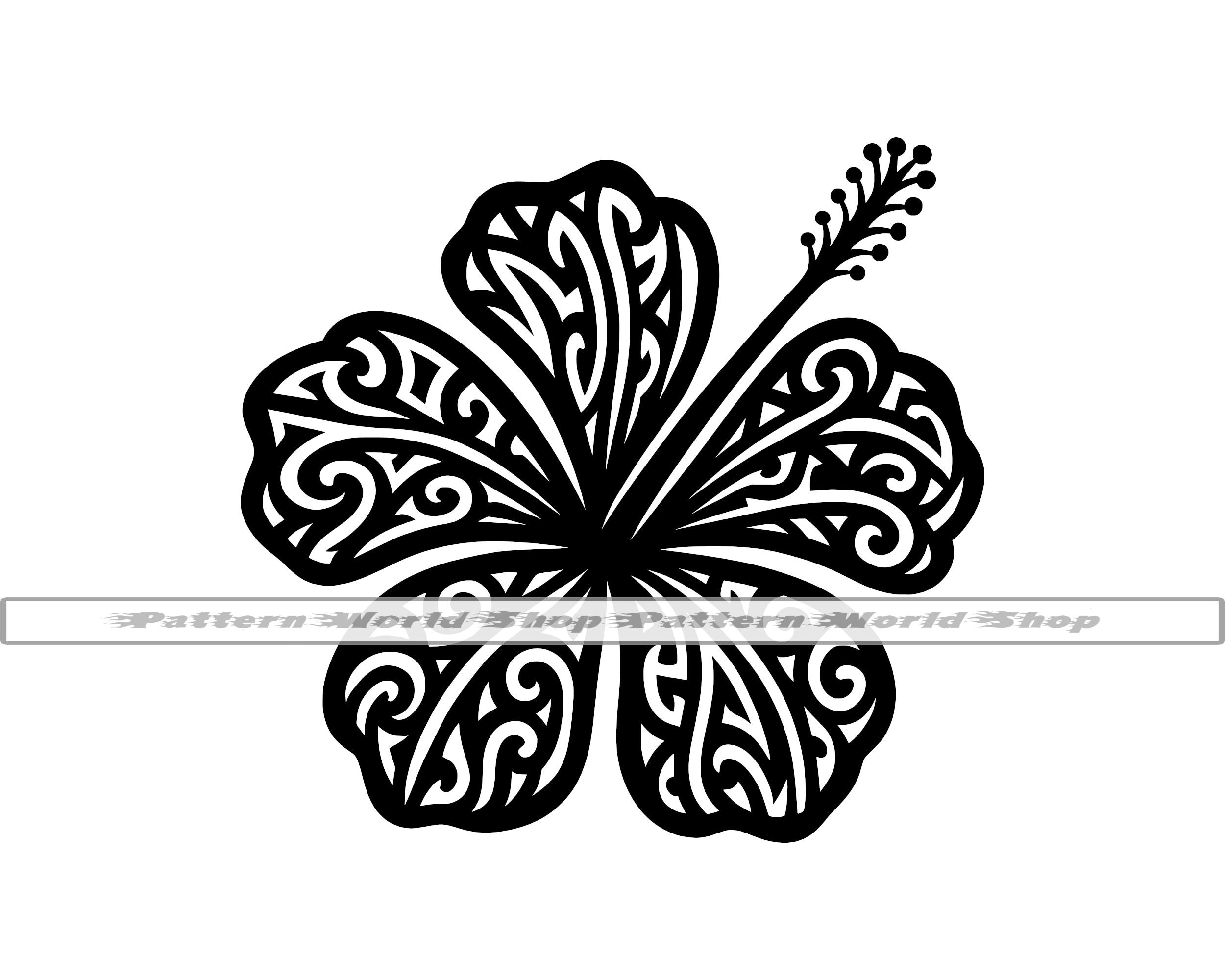 Simple Tribal Flower Tattoo Designs That Inspire