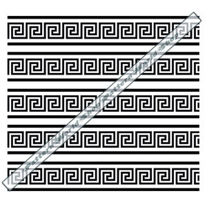 Greek Key Pattern SVG, Greek Key Border SVG, Geometric Background, Clipart, Files For Cricut, Cut Files, Greek Key Tumbler, PNG, Dxf, Vector