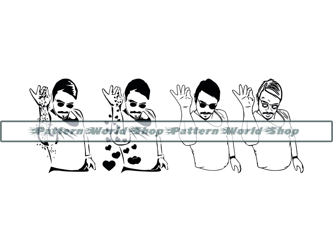 Salt Bae SVG Bundle Salt Bae SVG Salt SVG Salt Bae Clipart Etsy