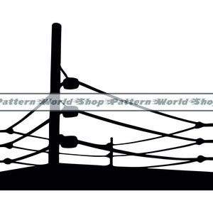 Ring de boxeo SVG, Boxeo Svg, Ring de boxeo Clipart, Archivos de ring de boxeo para Cricut, Archivos de corte de ring de boxeo para Silhouette, DXF, PNG, Eps, Vector